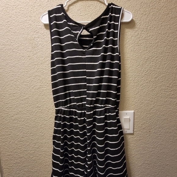For Gand PL Black And White Stripe Romper Size Large - Picture 6 of 6